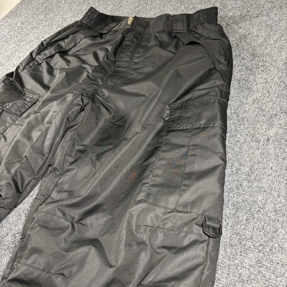 Pulse Pants Men's Small Black Tech Snow Ski  Black Cargo‎ Pockets Insulated - Picture 2 of 8